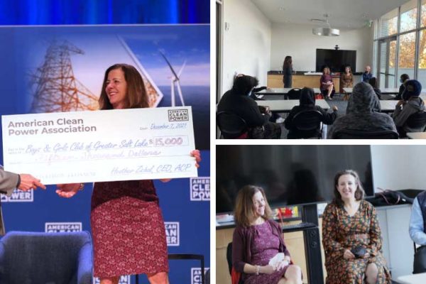 Photo collage of Boys and Girls club participants and awards